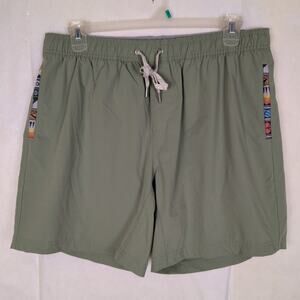 Wowie green Nomad hybrid shorts lined size XL Beachy Outdoor Active Retro Surfer